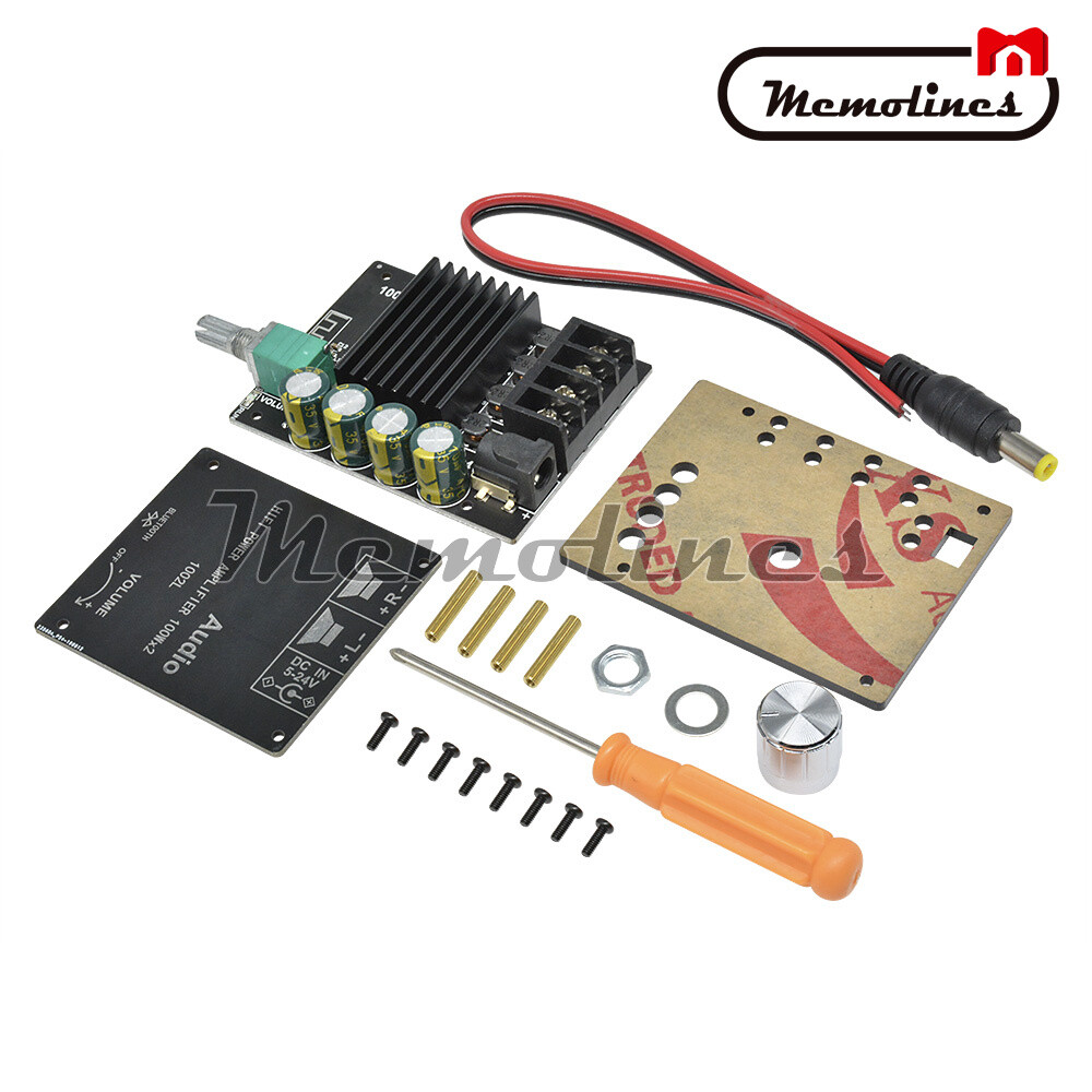2x100W Mini 5.0 Bluetooth High Power TPA3116 Amplifier Board Adjustable Button
