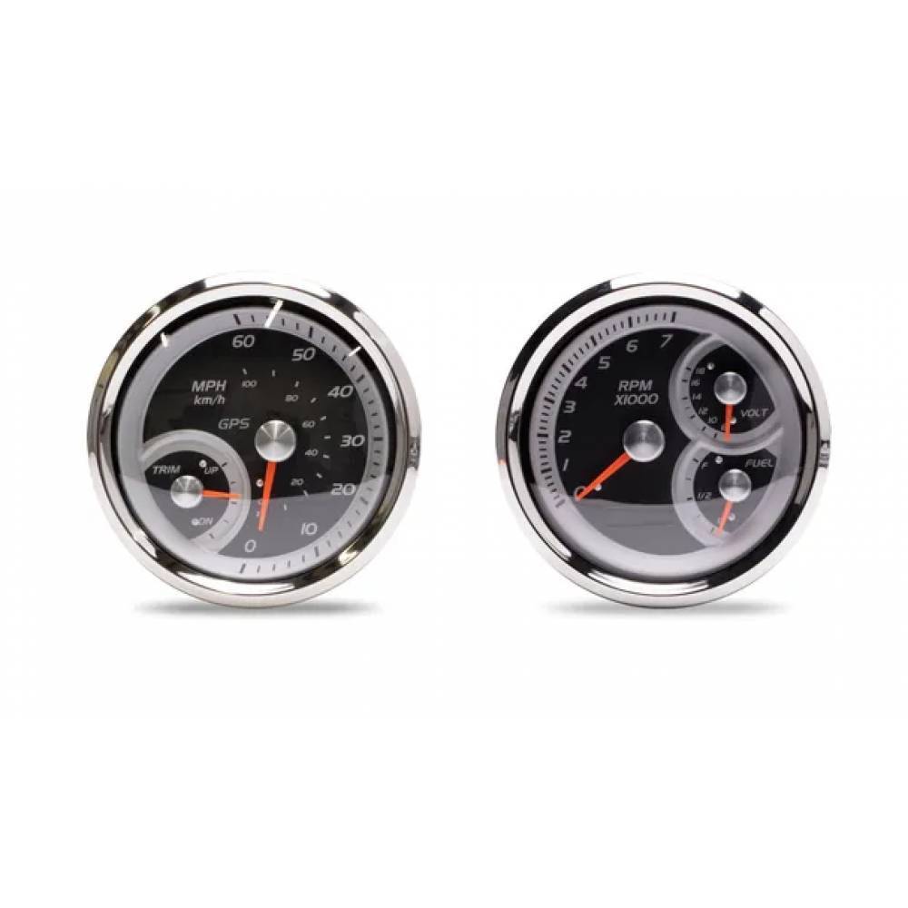 Sierra 22000P 5" Multi-Function Marine Gauge Kit, Deep V Series