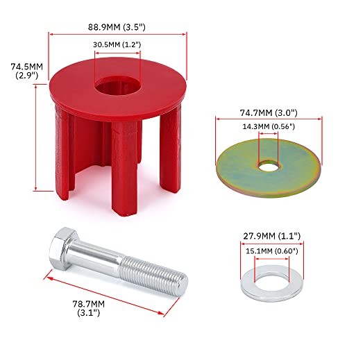Engineering Dog Bone Engine Mount Insert Kit Fit Compatible with VW Golf GTI