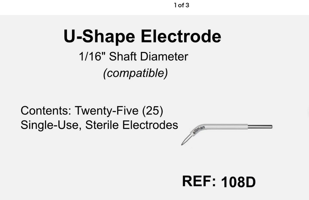 Ellman 108D- U Shape Electrode