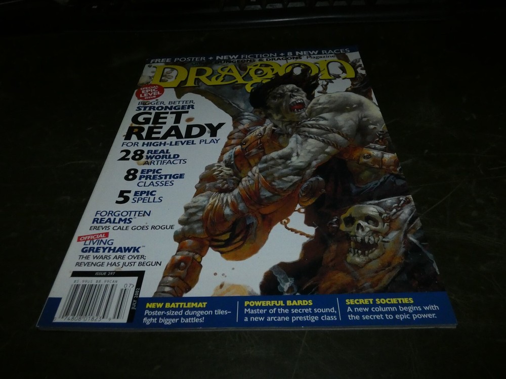 TSR: Dragon Magazine: Issue 297