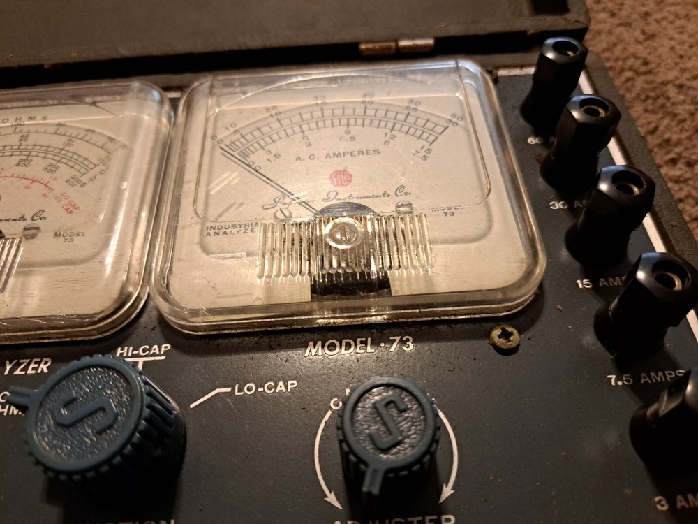 Westinghouse Model 73 Industrial Analyzer Test Set Volt Amp Hi Cap Meter