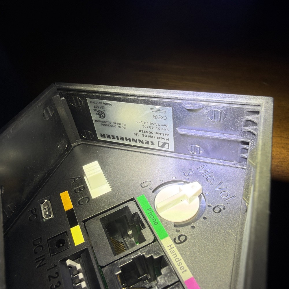 (2) Sennheiser OR-BS-US Wireless Headset Base