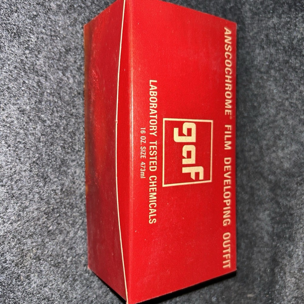 Ansco Anscochrome Developing Outfit 16oz Vintage 1960s