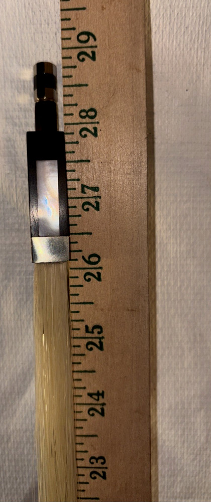 VIOLIN BOW & CASE MARKED "VALE" - 29" LONG