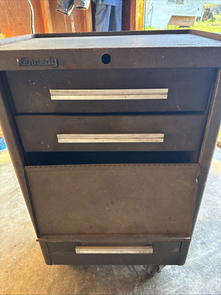 vintage Kennedy rolling tool chest