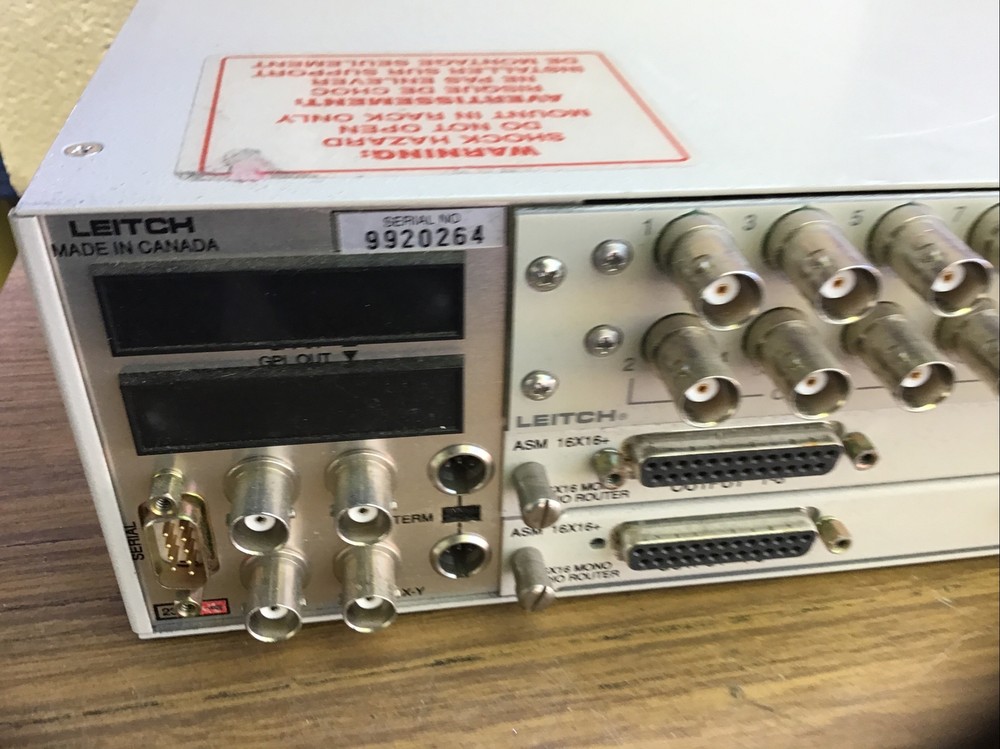 Leitch Modular Routing Switcher X Plus