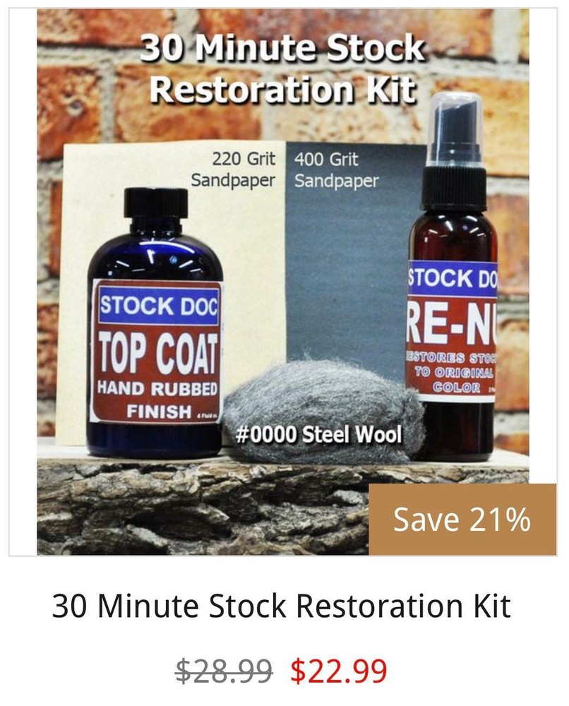 30 MINUTE STOCK RESTORATION KIT