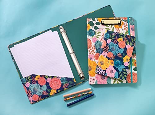 Steel Mill & Co Cute Clipboard Folio with Refillable Lined Notepad and