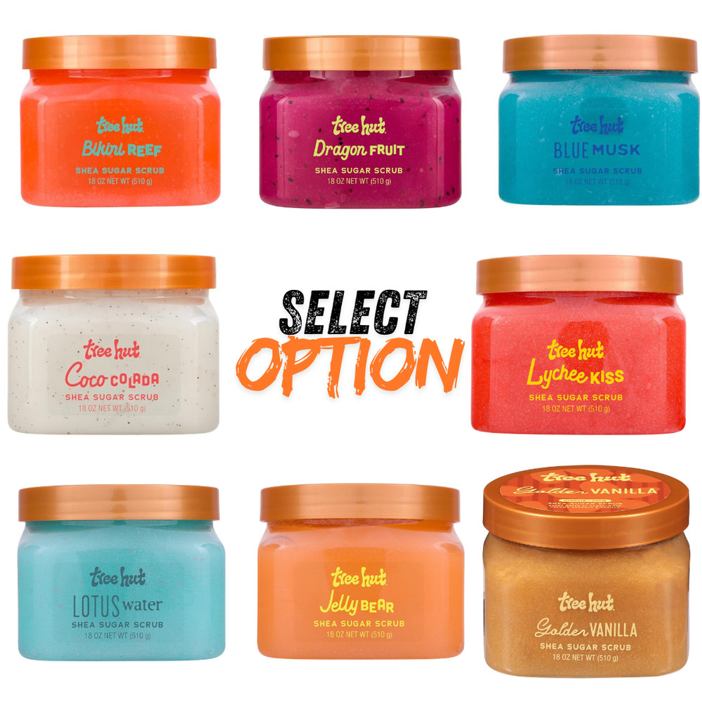 Tree Hut Body Scrub 18 Oz, Assorted Scents - Over 20 Options