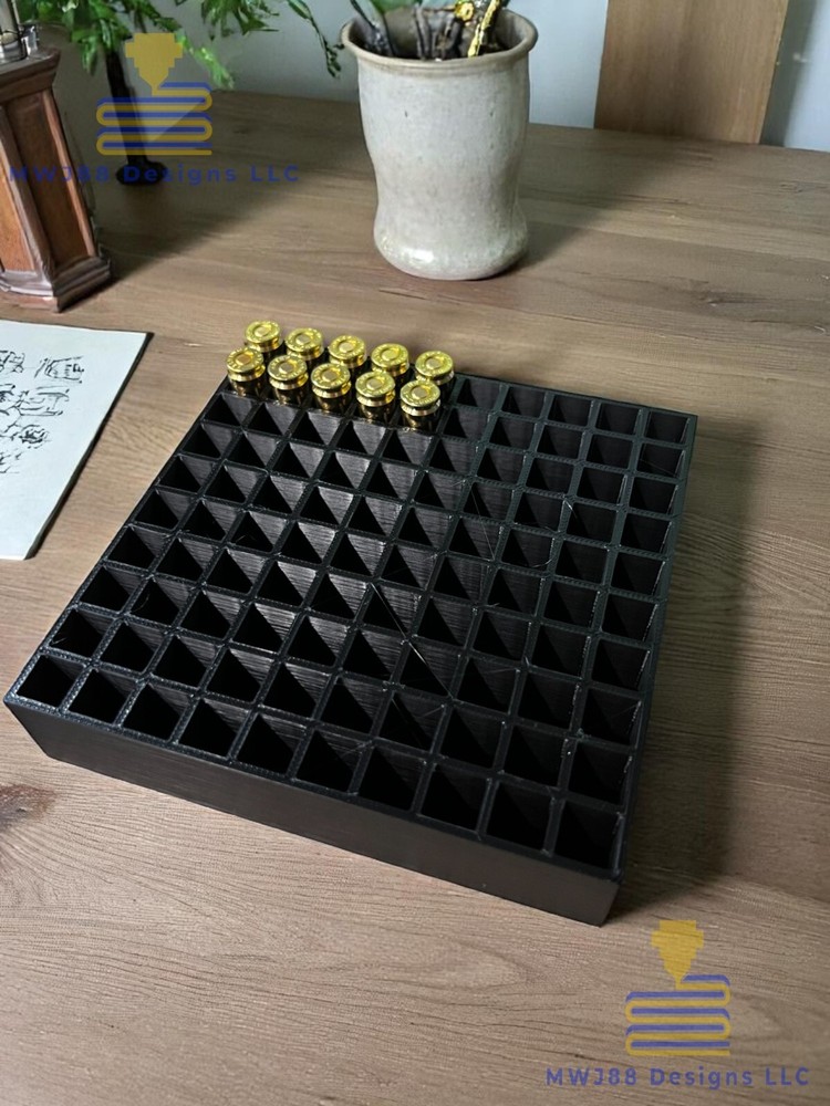 9mm Stackable Ammo Storage Box Tray - 100rd Round - Multiple Colors Available!