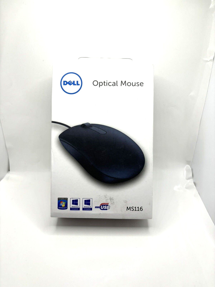 Dell MS116 Wired Scroll Mouse  black