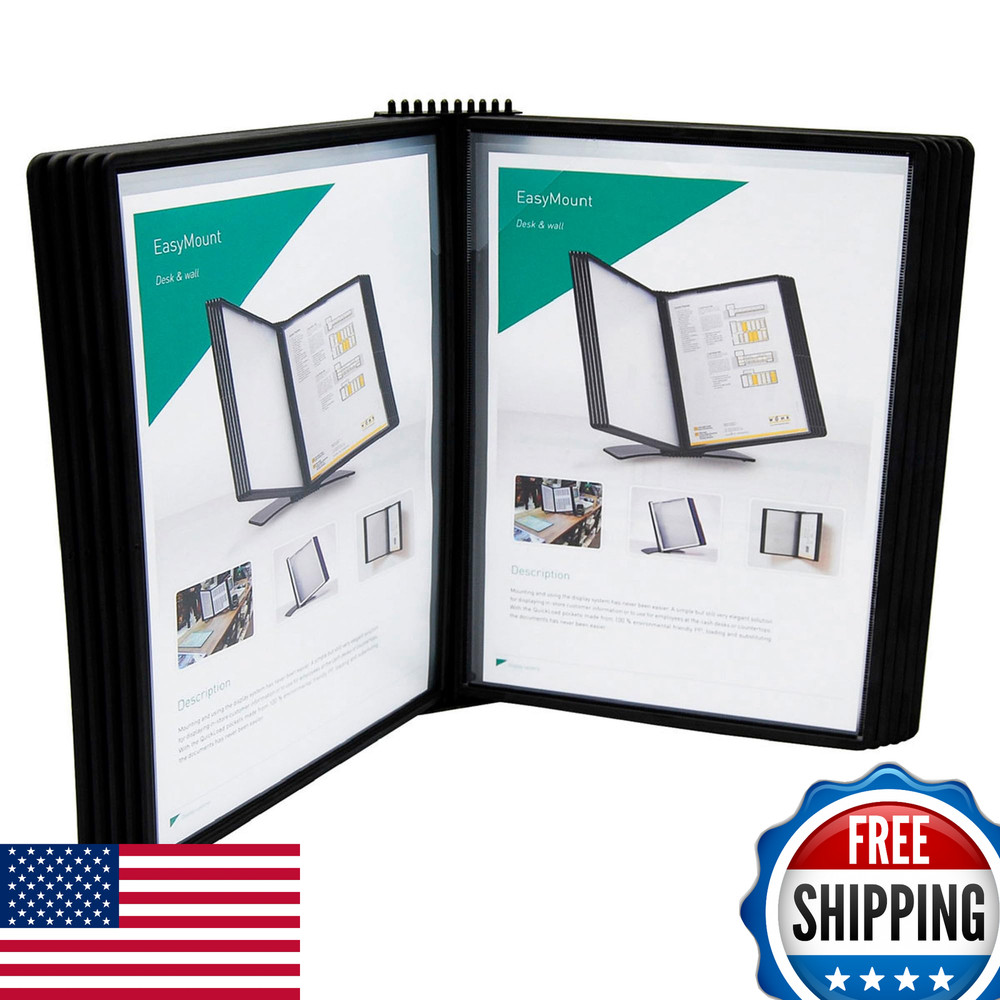 Tarifold DJOIS Wall Mount Reference and Display System – 10 Double-Sided Letter