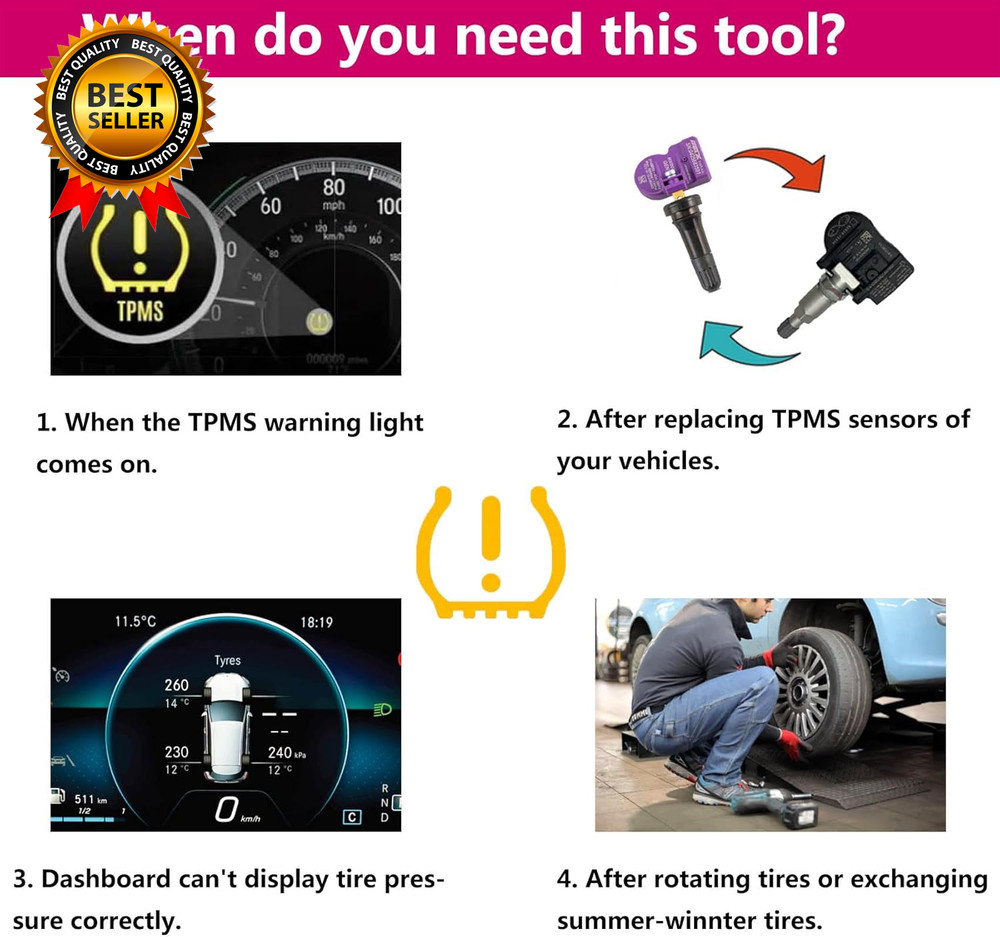 EL-50448 GM TPMS Relearn Tool Chevy TPMS Reset Tool for Cadillac