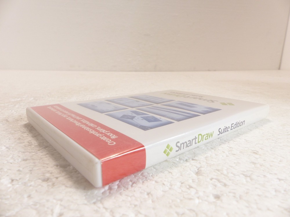 Smart Draw: Version 7 - Suite Edition (DVD, 2005 2-Disc) Windows Software w/ Key