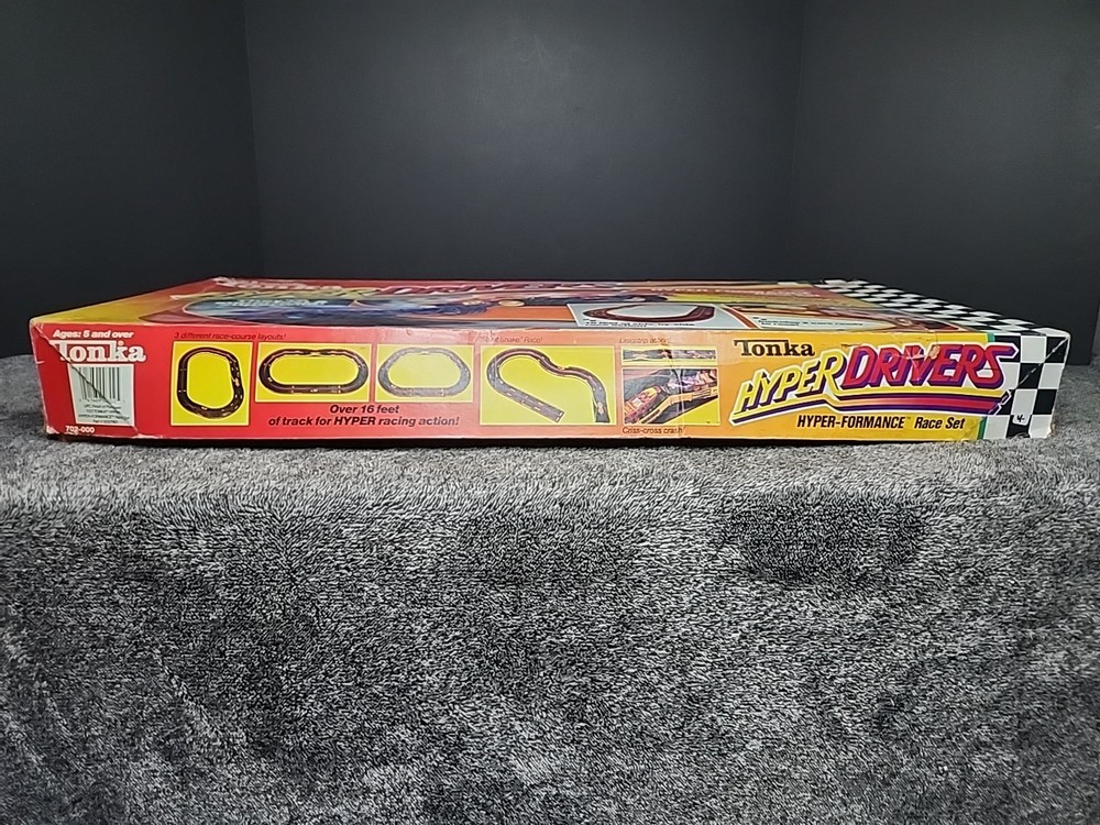 Vintage Tonka Hyper Drivers Hyper-Formance Race Set 1989 READ!