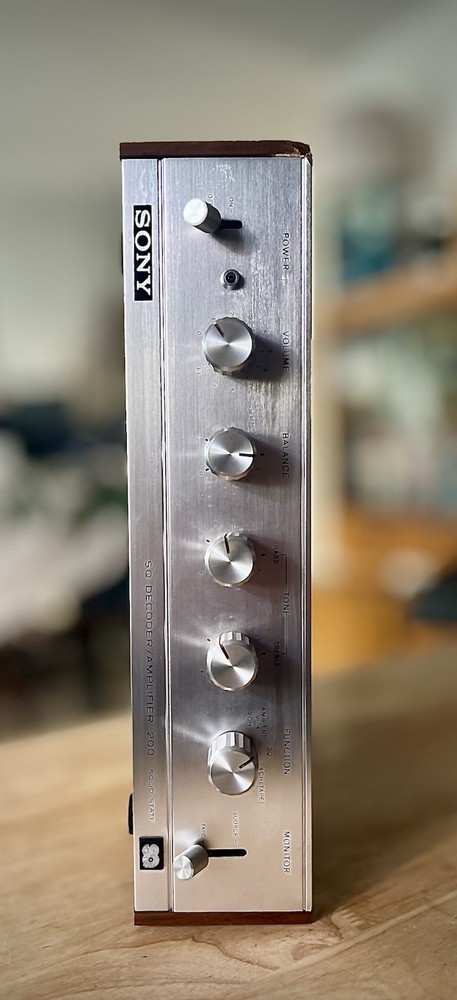 Vintage Sony SQA-200 Rare 4 Channel Quadraphonic Amplifier / SQ Decoder Tested