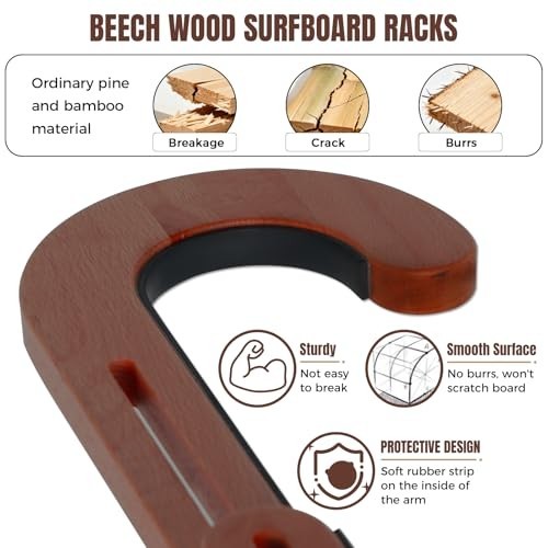 Adjustable Surfboard Stand Rack - Vertical Floor Display for Shortboard & Longbo