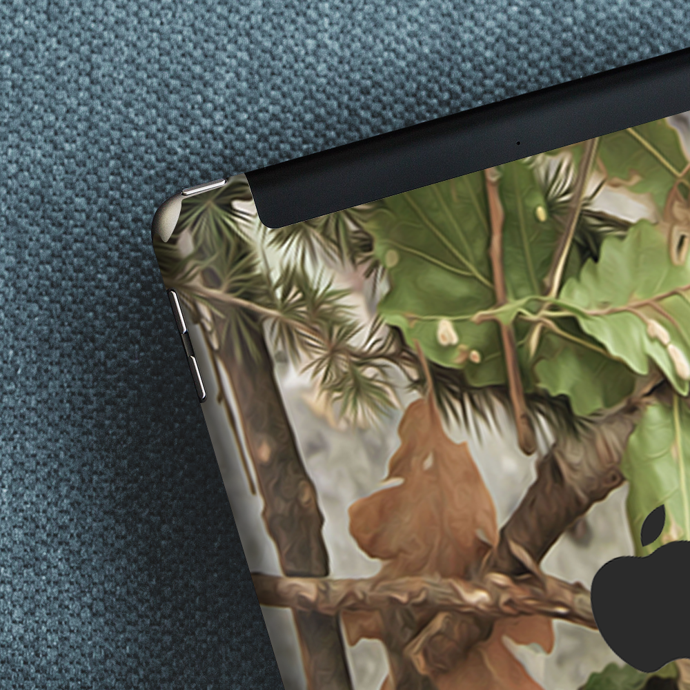 Skins Decal Wrap for Apple iPad 9.7 2017 tree camo real oak
