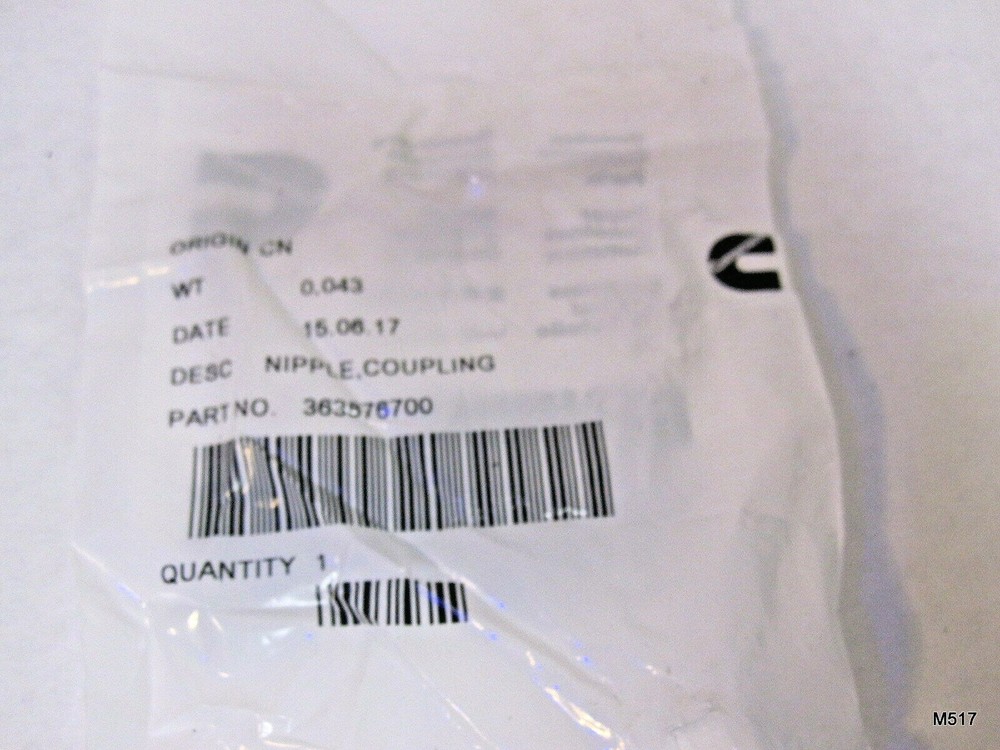 Cummins Nipple Coupling 3638767