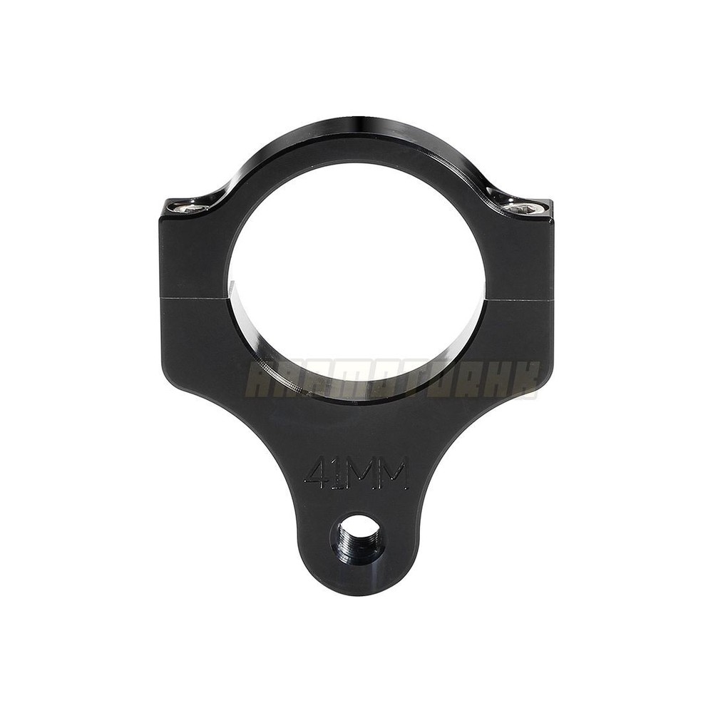 26MM-60MM Motorcycle Steering Damper Fork Frame Mounting Clamp Bracket Black