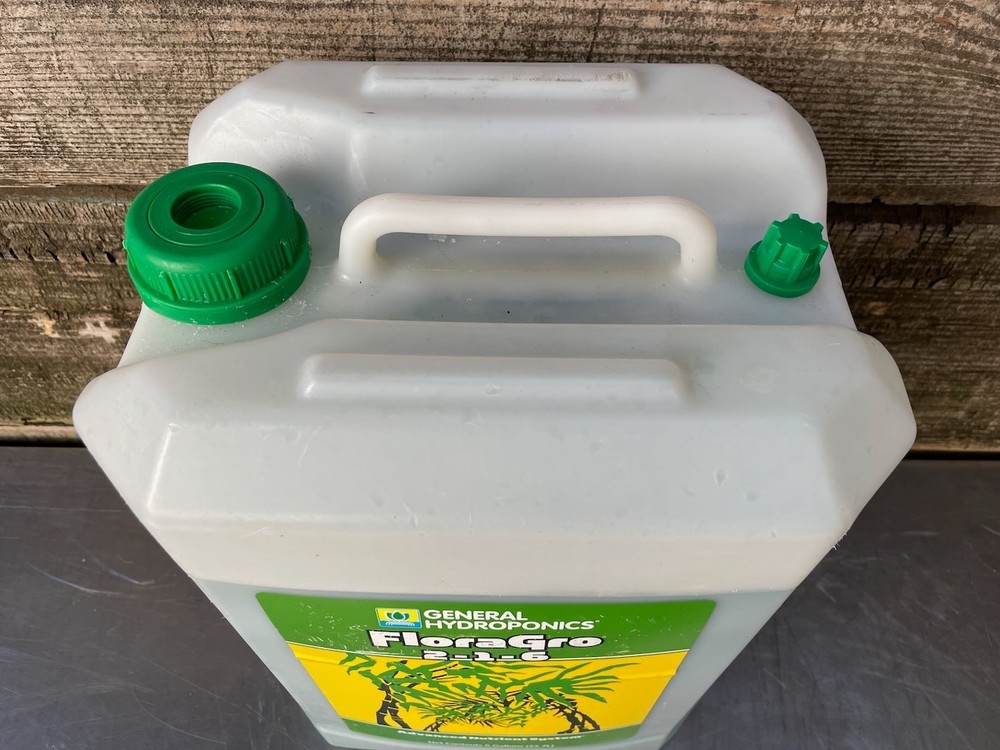 General Hydroponics FloraGro Liquid Fertilizer Nutrients Solution 6 Gallons