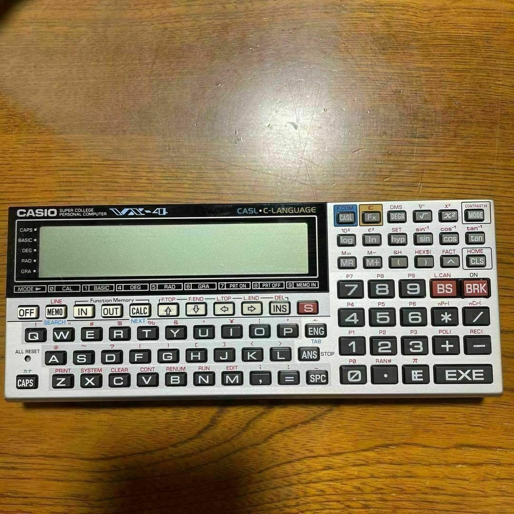 CASIO VX-4 Pocket Computer Super College Programmable Compact NO DUTY