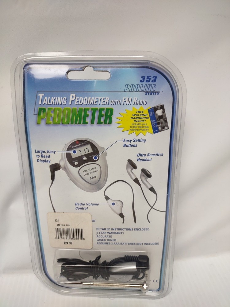Sportline Pedometer 353 New Sealed