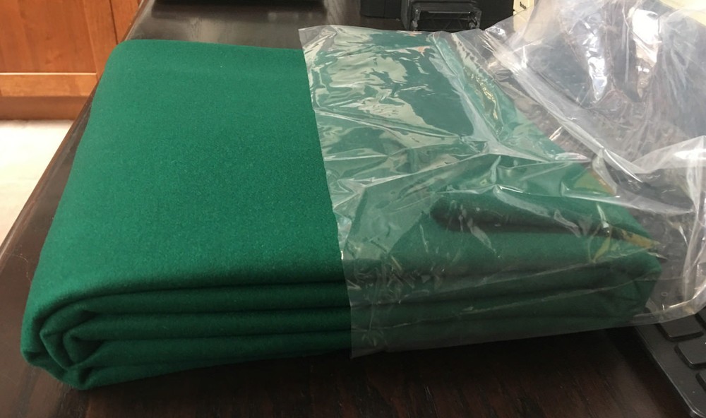 7' Championship Invitational Dark Green Pool Table Felt 
