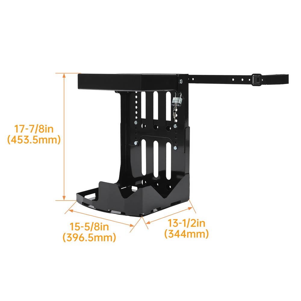 Adjustable Backpack Blower Sprayer Rack For Open & Enclosed Landscape Trailer