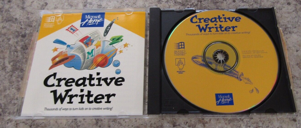 Microsoft Home 1993/94 PC Software CREATIVE WRITER