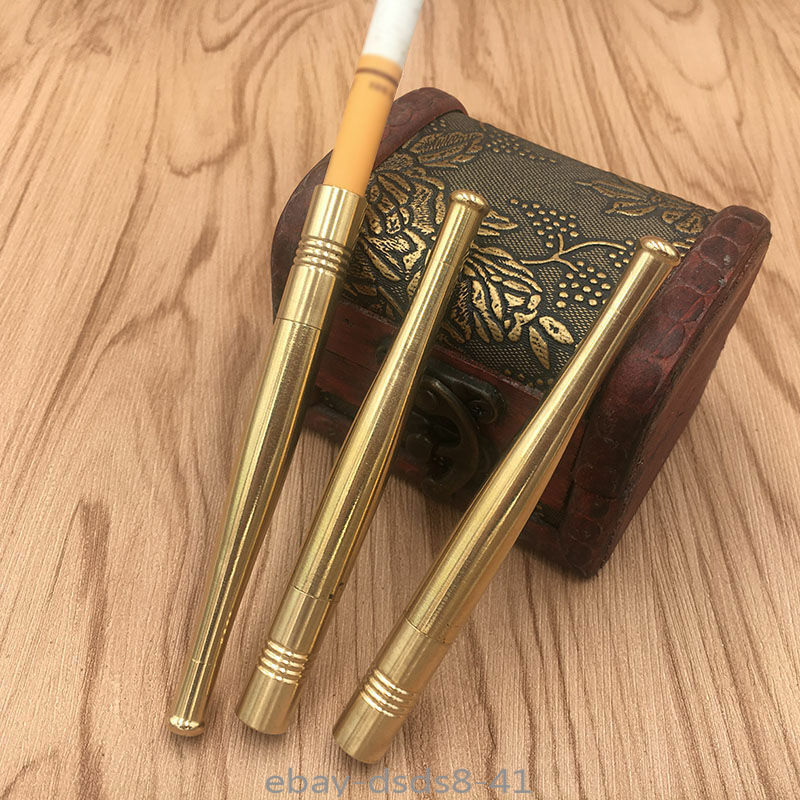 3.9''Pure copper filter cigarette holder circulating type carrying belt