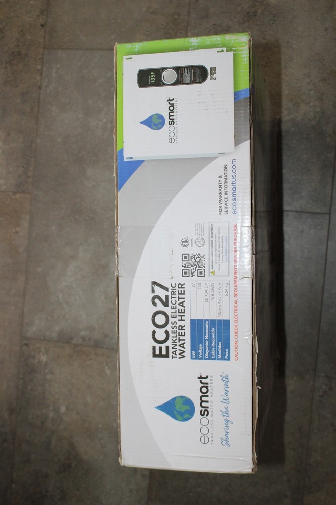 EcoSmart 27kW 240 Volt Electric Instant On Demand Tankless Water Heater 27 kW