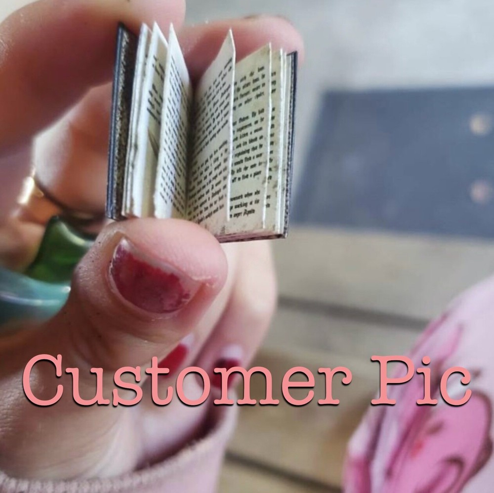 VAMPYR SLAYERS HANDBOOK 1:12 Scale Miniature Readable Illustrated Book