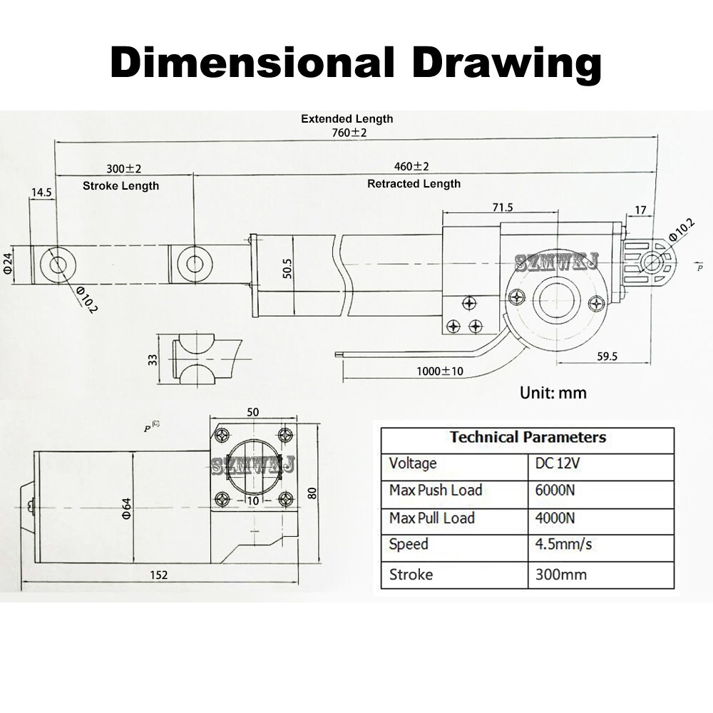 Dual Axis Solar Tracking System &6000N 2x12" 12V Linear Actuator &LCD Controller