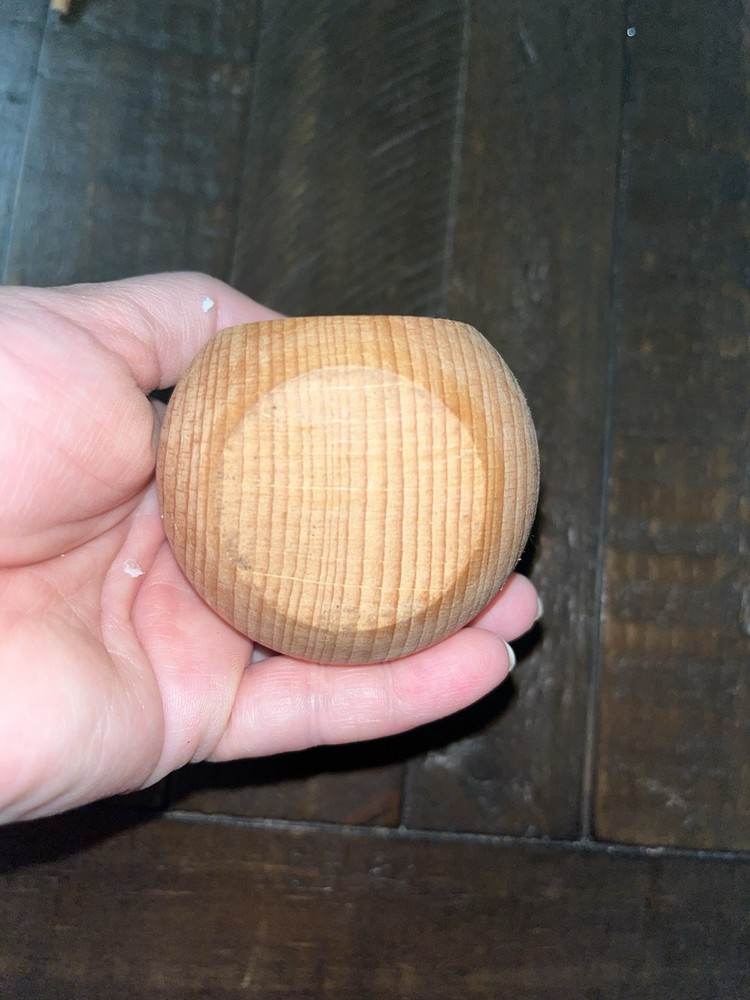 Wooden Nutcracker Mushroom Toadstool Screw Mechanism