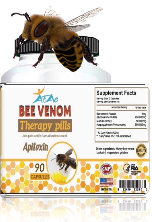 Bio med Bee Therapy Venom Extract anti-inflammatory Miracle Arthritis support