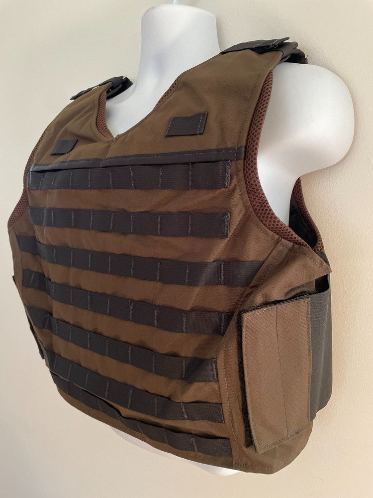 SECOND CHANCE Standard Tactical Armor Carrier Side OpenS/M 2016-2015 Brown Molle