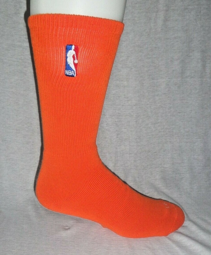 NBA Logoman  Orange Men's Crew Socks