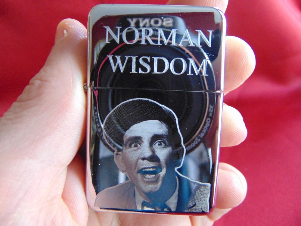 Norman Wisdom Engraved Lighter With Gift Box - FREE ENGRAVING