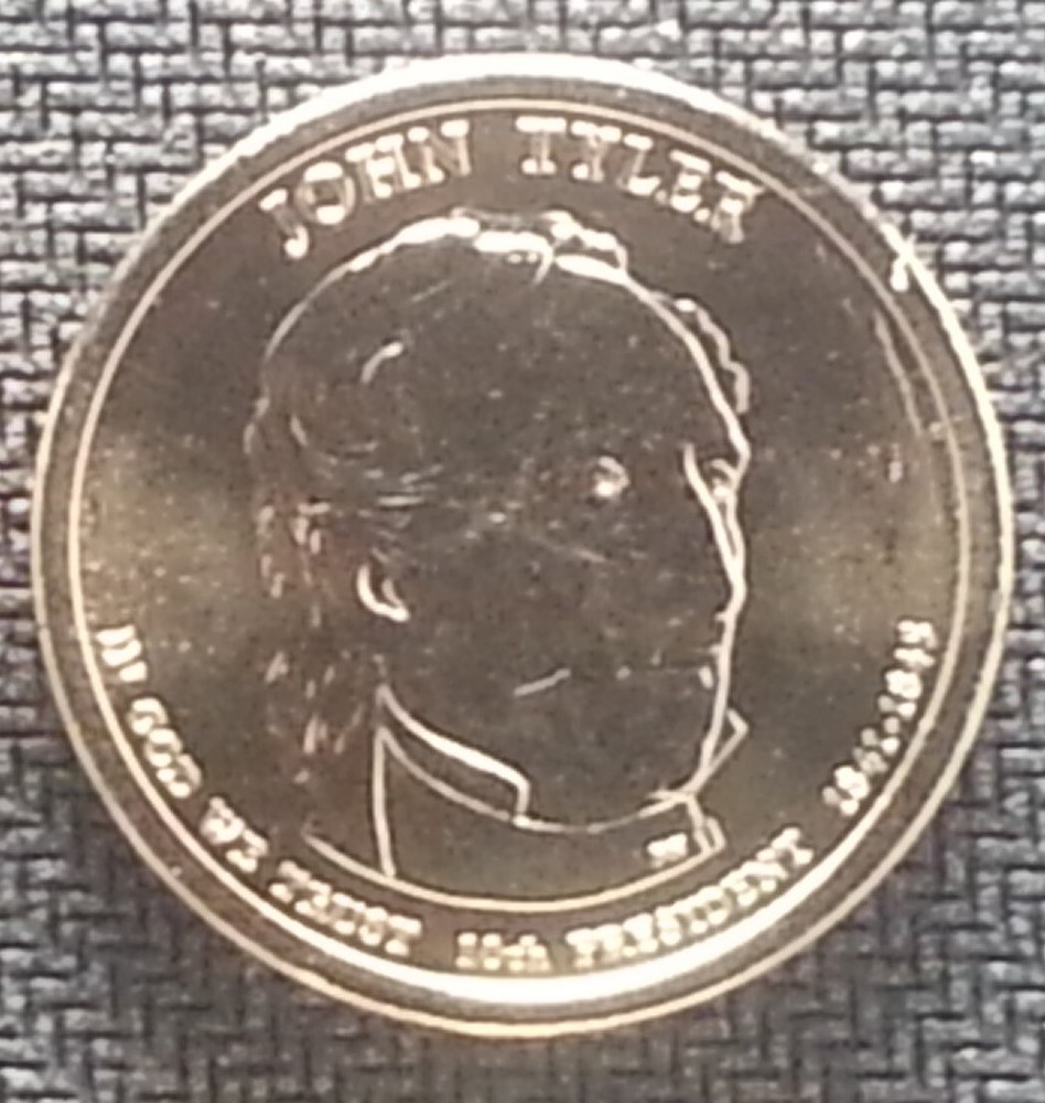 2009 D John Tyler Presidential Dollar From Mint Roll