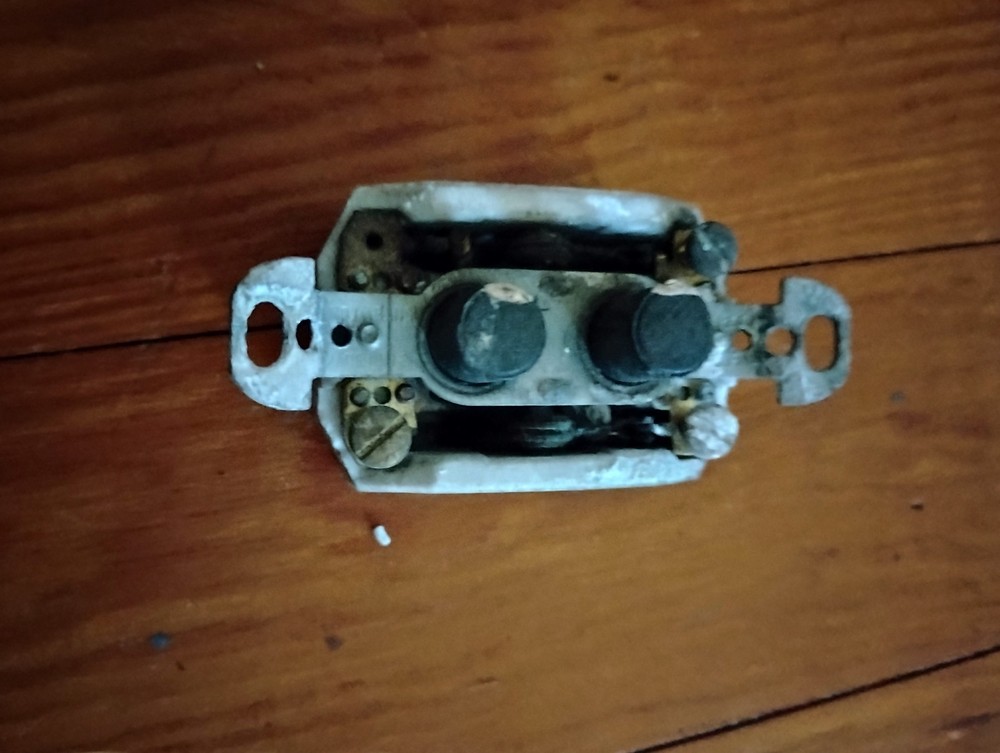 Antique Push Button Light Switch Single Pole ON OFF works tested