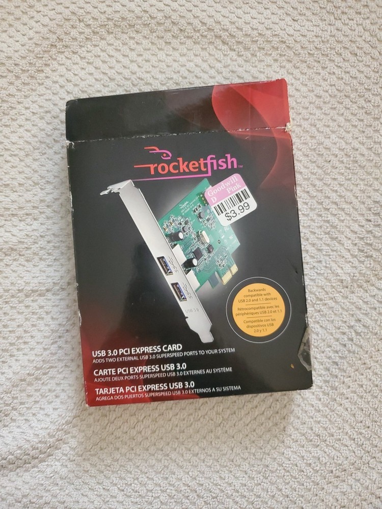 Rocketfish Usb 3.0 Pci Express Card