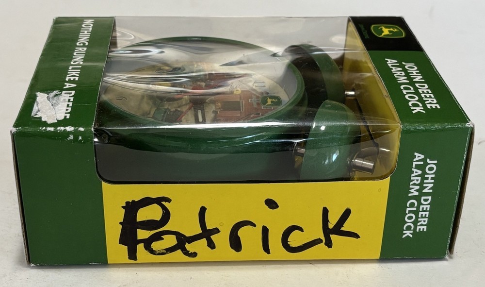 John Deere Alarm Clock Two Bell Original Box
