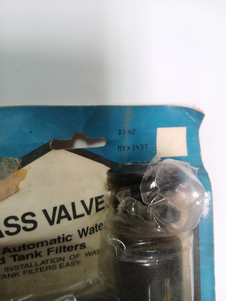 My 3437 Water Softener Bypass Valve