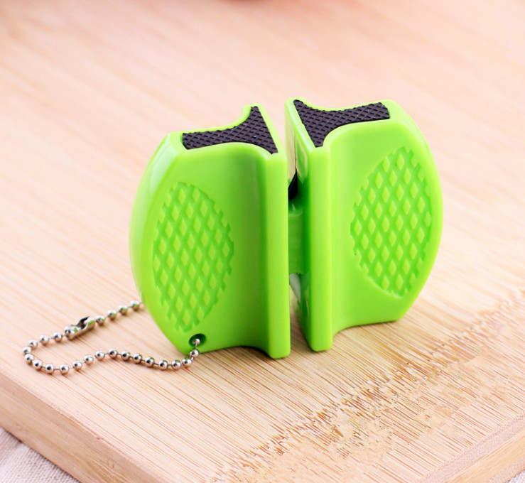 Mini Knife Sharpener Pocket Camping Tapered Knife Sharpening Stone Kitchen Tool