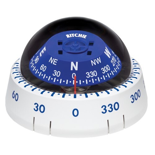 Ritchie Xp-99W Kayaker Compass - Surface Mount White