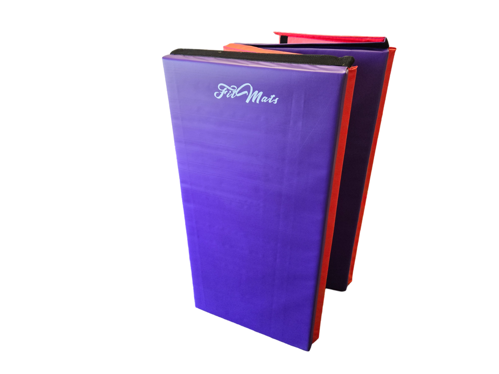 FitMats 4-Fold Exercise Mat - 4ftx8ft - Thick Comfortable Foam