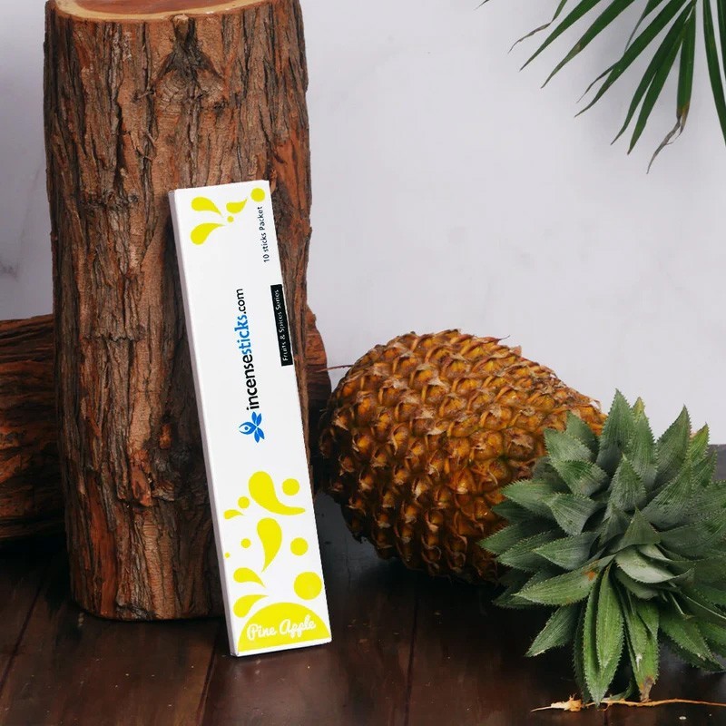 Pineapple Incense 8" inch 10 Sticks Pack: 2 Packs