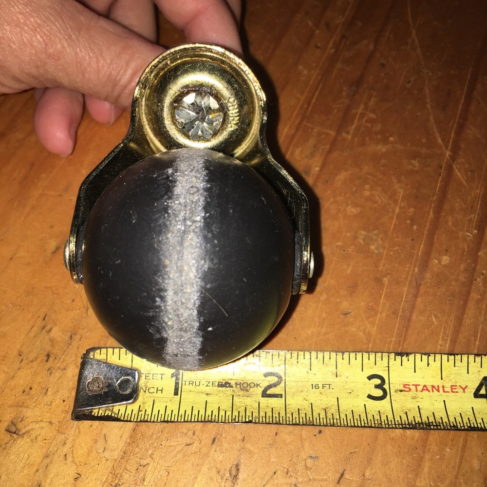 Set of 4 Black Round Ball Casters